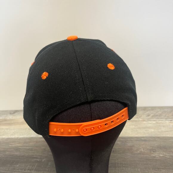 Vintage 90s Logo Athletics Cincinnati Bengals Tiger Black NFL Hat‎ Baseball Cap - Picture 5 of 7